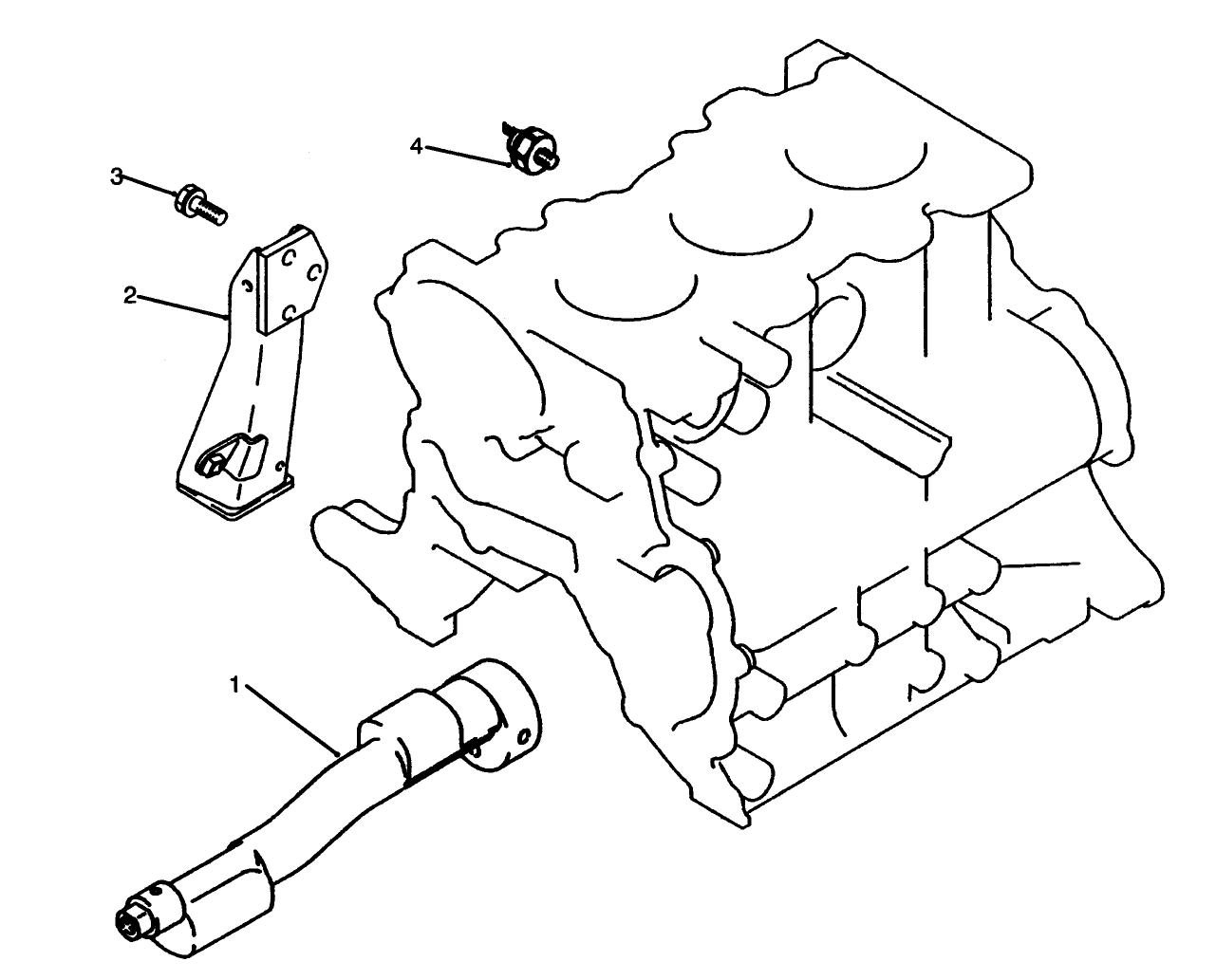 Balancer & Oil Pressure Switch & Engine Mount