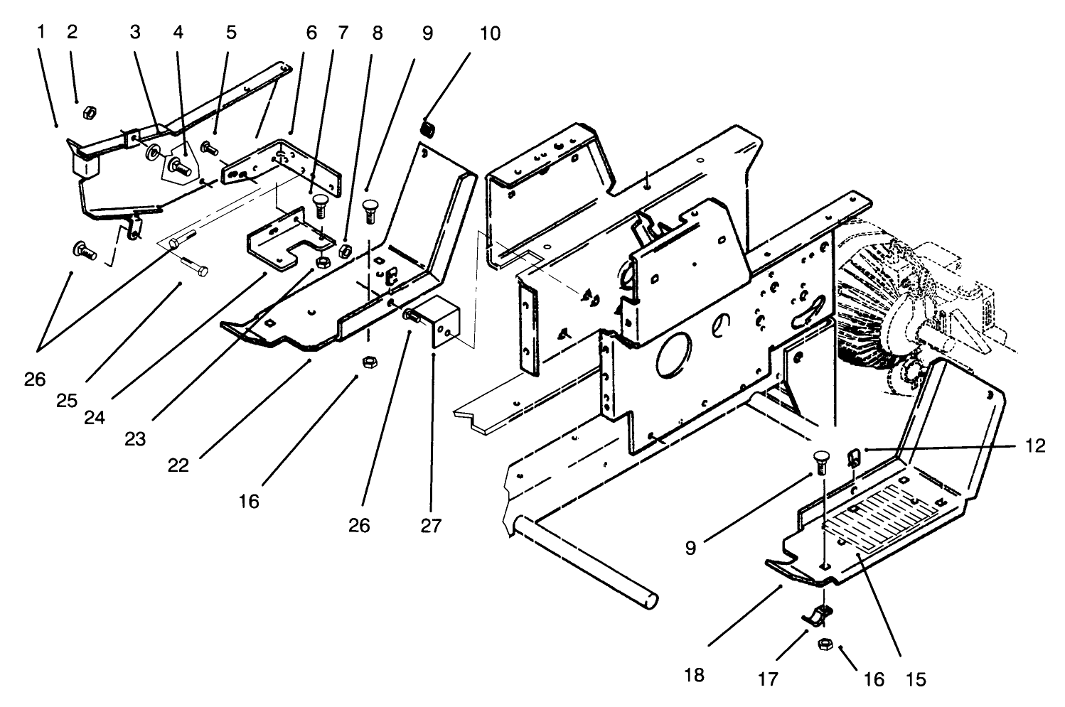 Belt Guard & Footrests