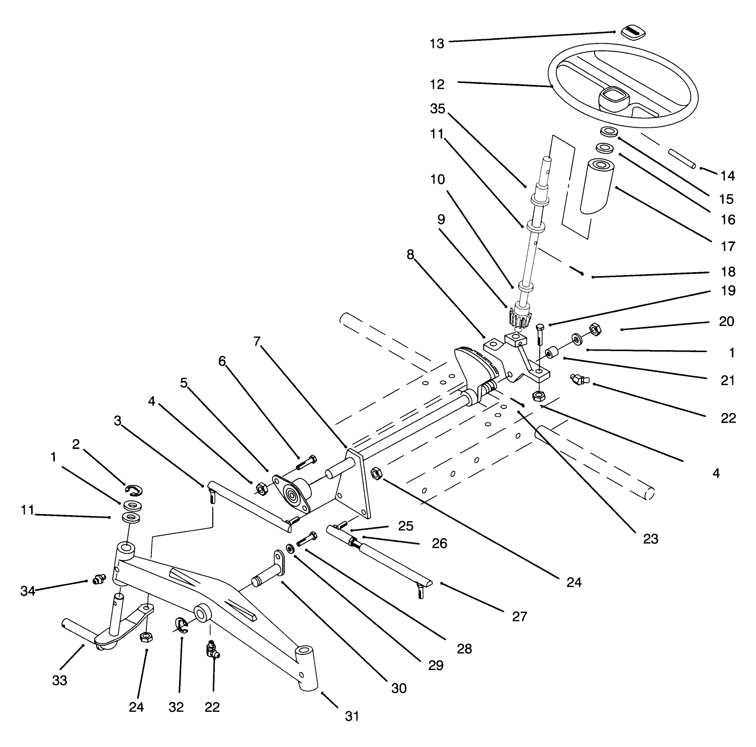 Front Axle And Steering