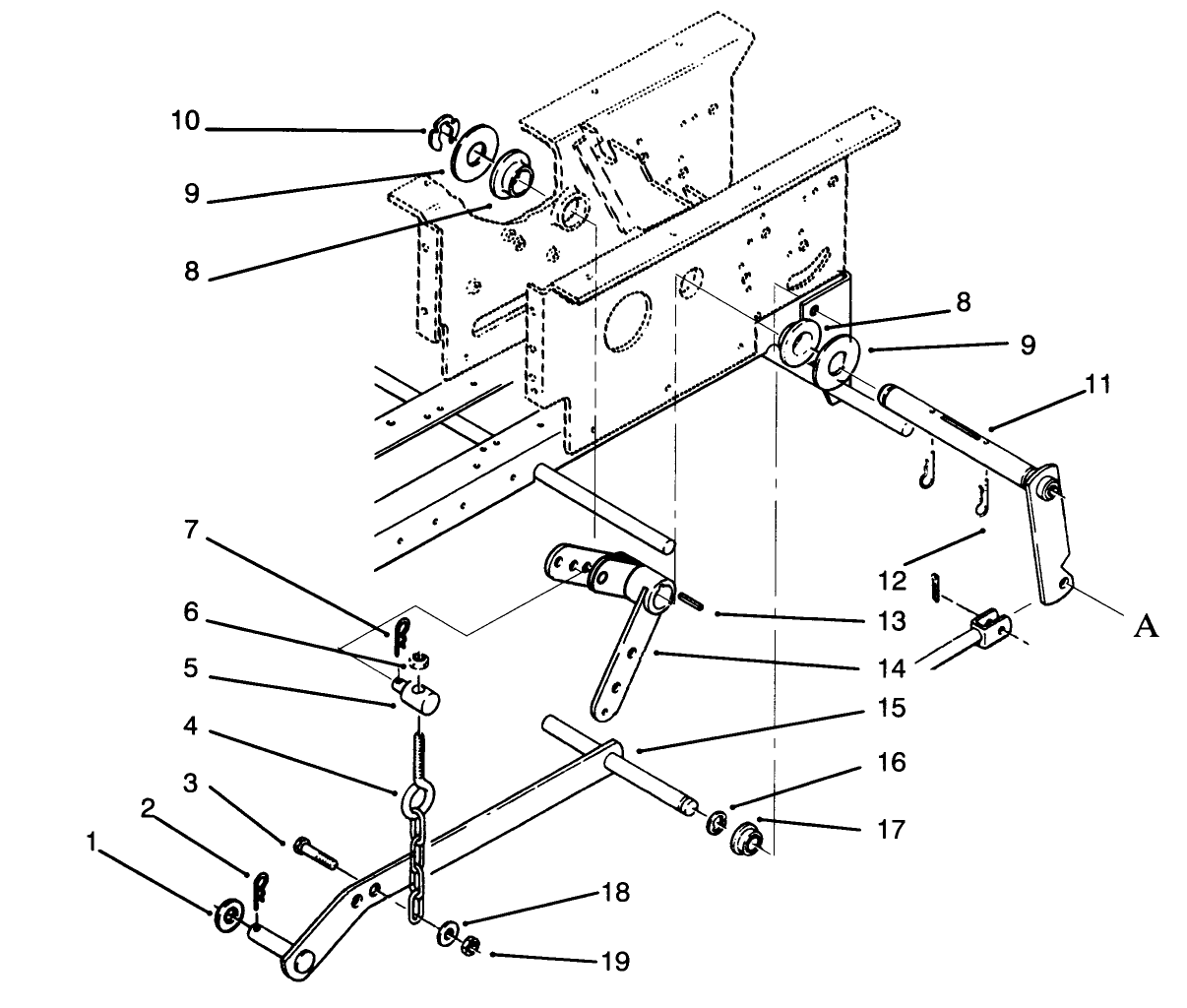 Hydrostatic Lift Linkage