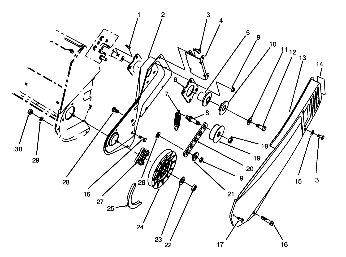 Pulley & Belt Cover Assembly