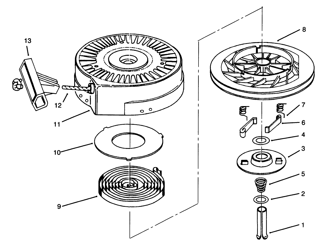 Recoil Starter No. 590652