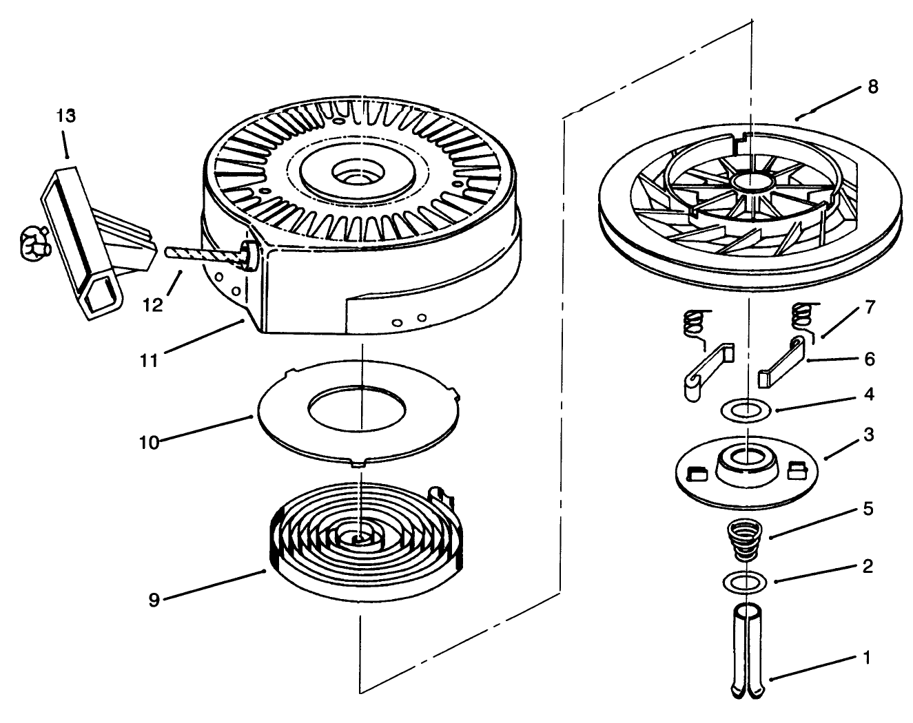 Recoil Starter No. 590652