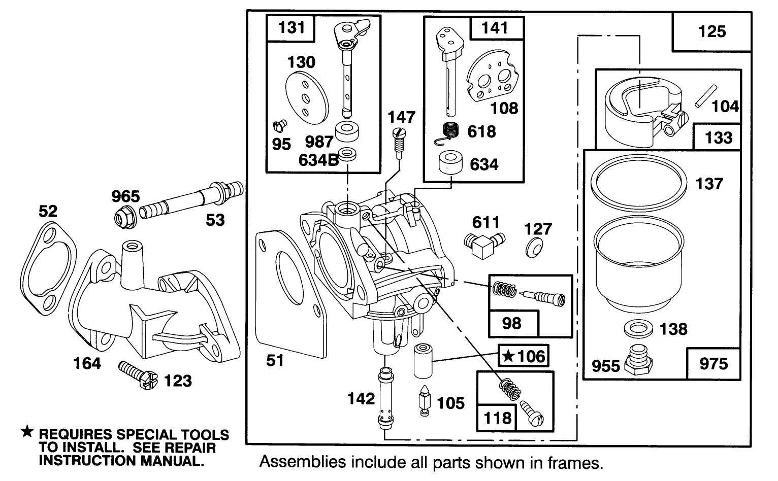 Engine Briggs & Stratton Model 283707-0156-01
