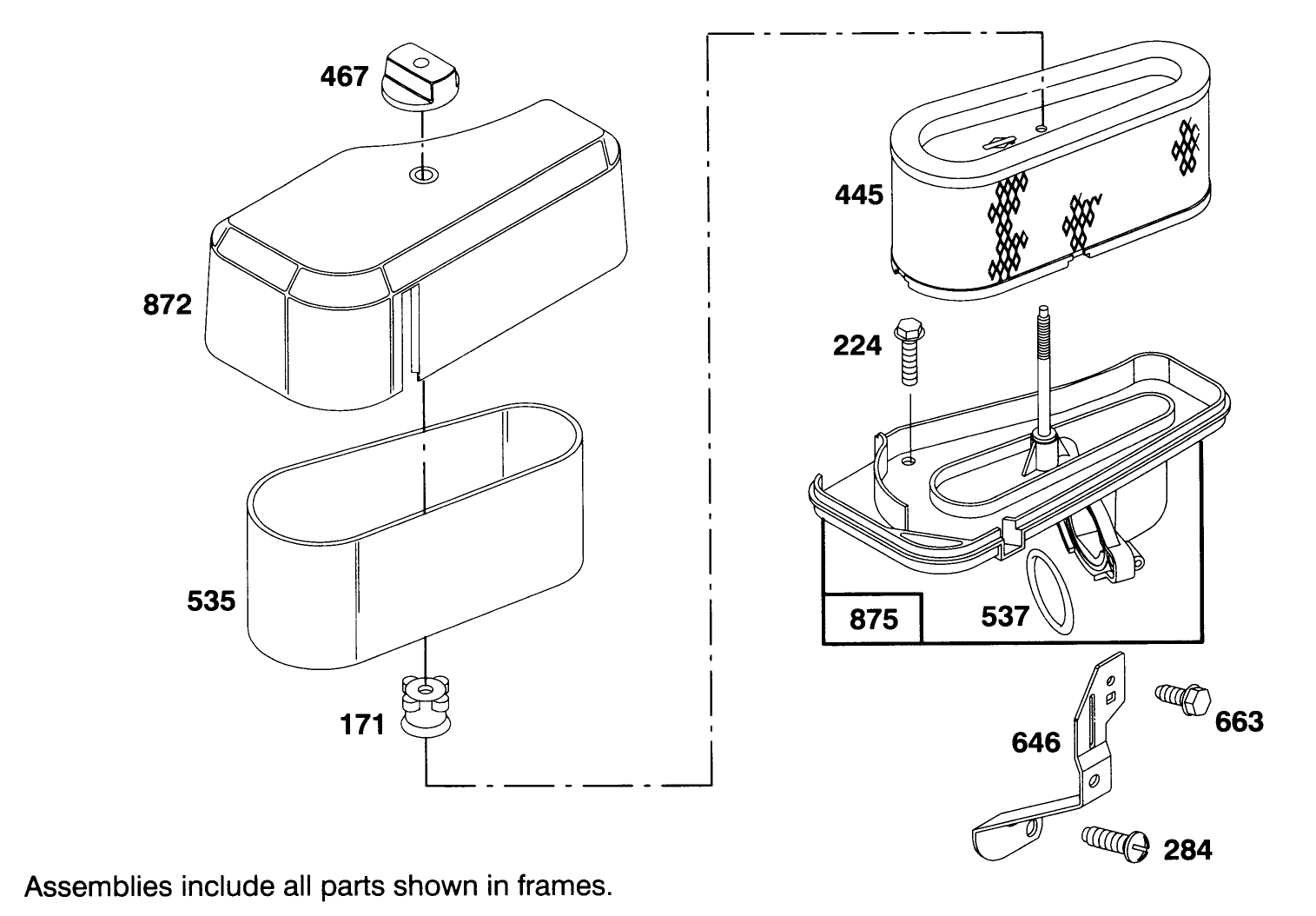 Engine Briggs & Stratton Model 283707-0156-01