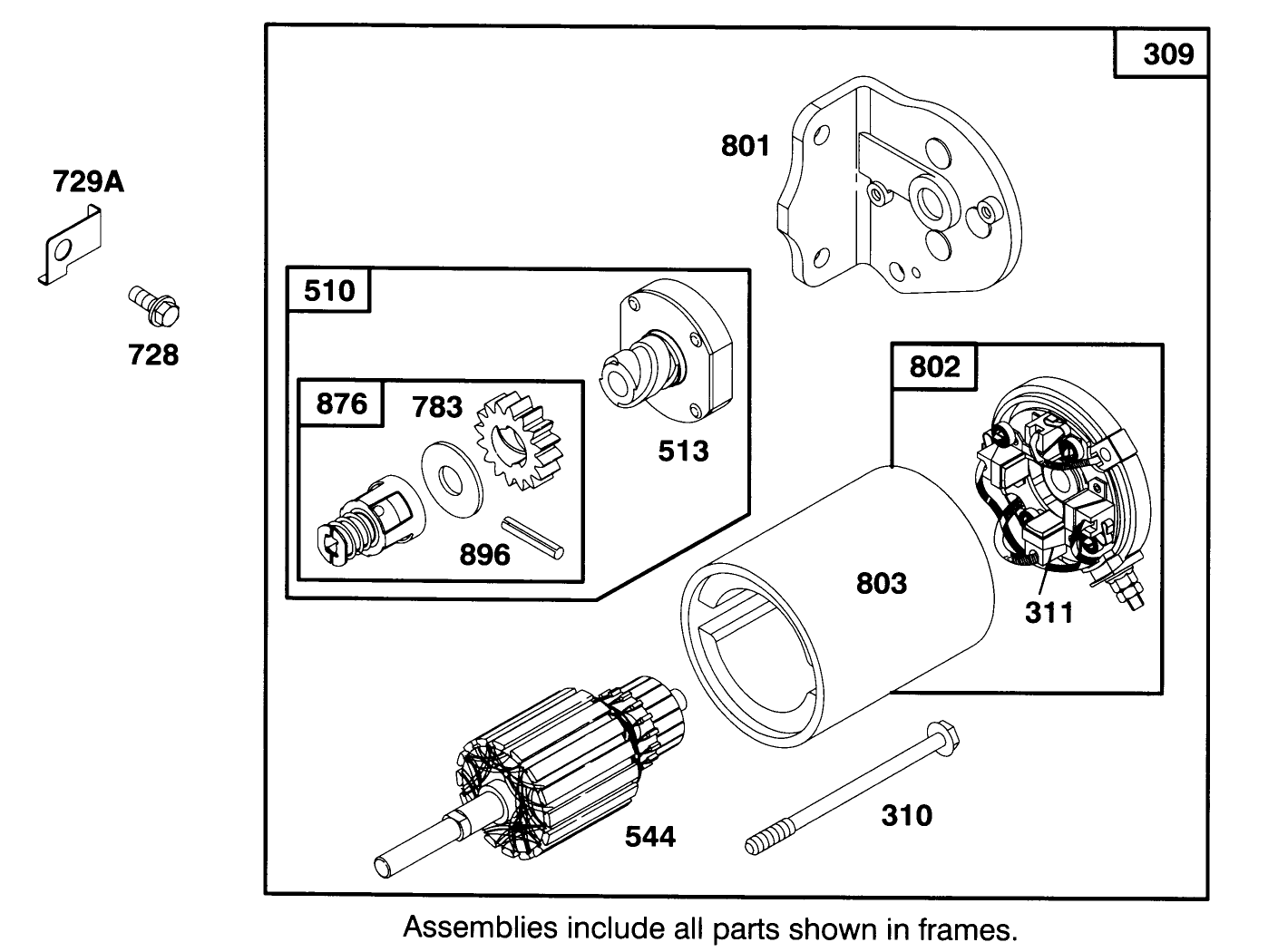 Engine Briggs & Stratton Model 283707-0156-01