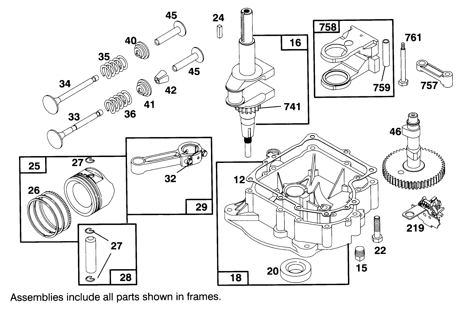 Engine Briggs & Stratton Model 282707-0119-01