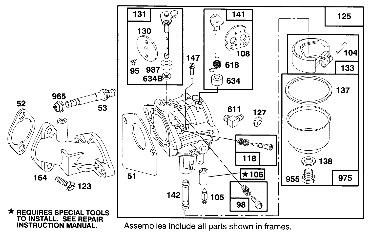 Engine Briggs & Stratton Model 282707-0119-01