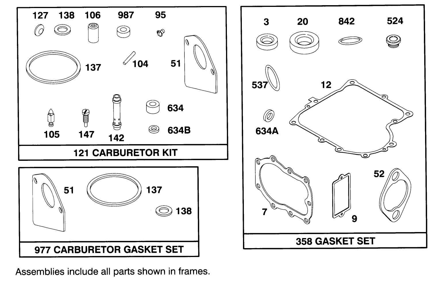 Engine Briggs & Stratton Model 282707-0119-01