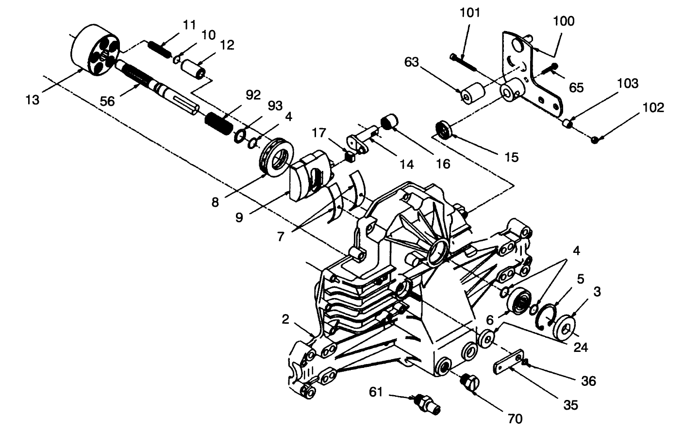 Hydrogear Transaxle Model 321-0500 (continued)
