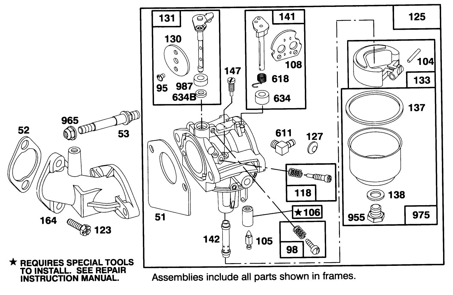 Engine Briggs & Stratton Model 28m707-0122-01