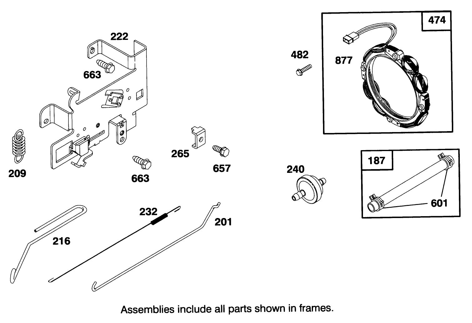Engine Briggs & Stratton Model 28m707-0122-01