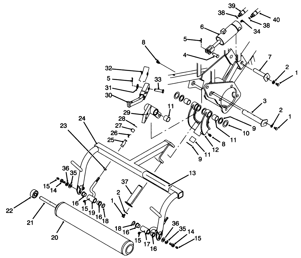 Pull Frame Assembly L.h.