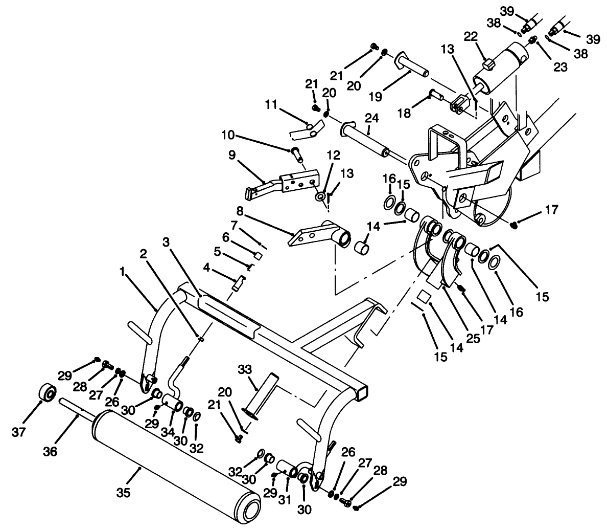 Pull Frame Assembly R.h.
