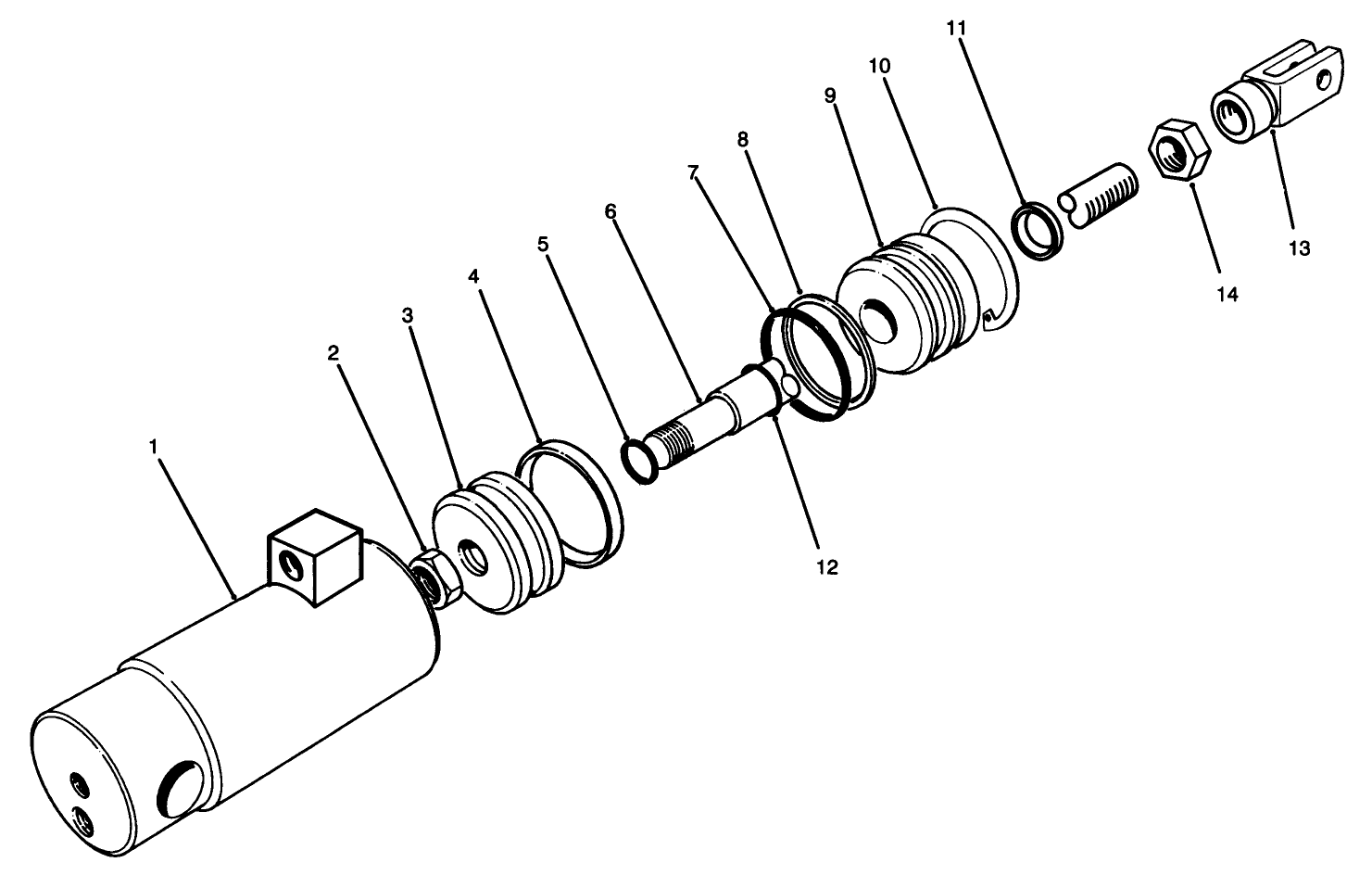 Hydraulic Cylinder Assembly No. 83-2580