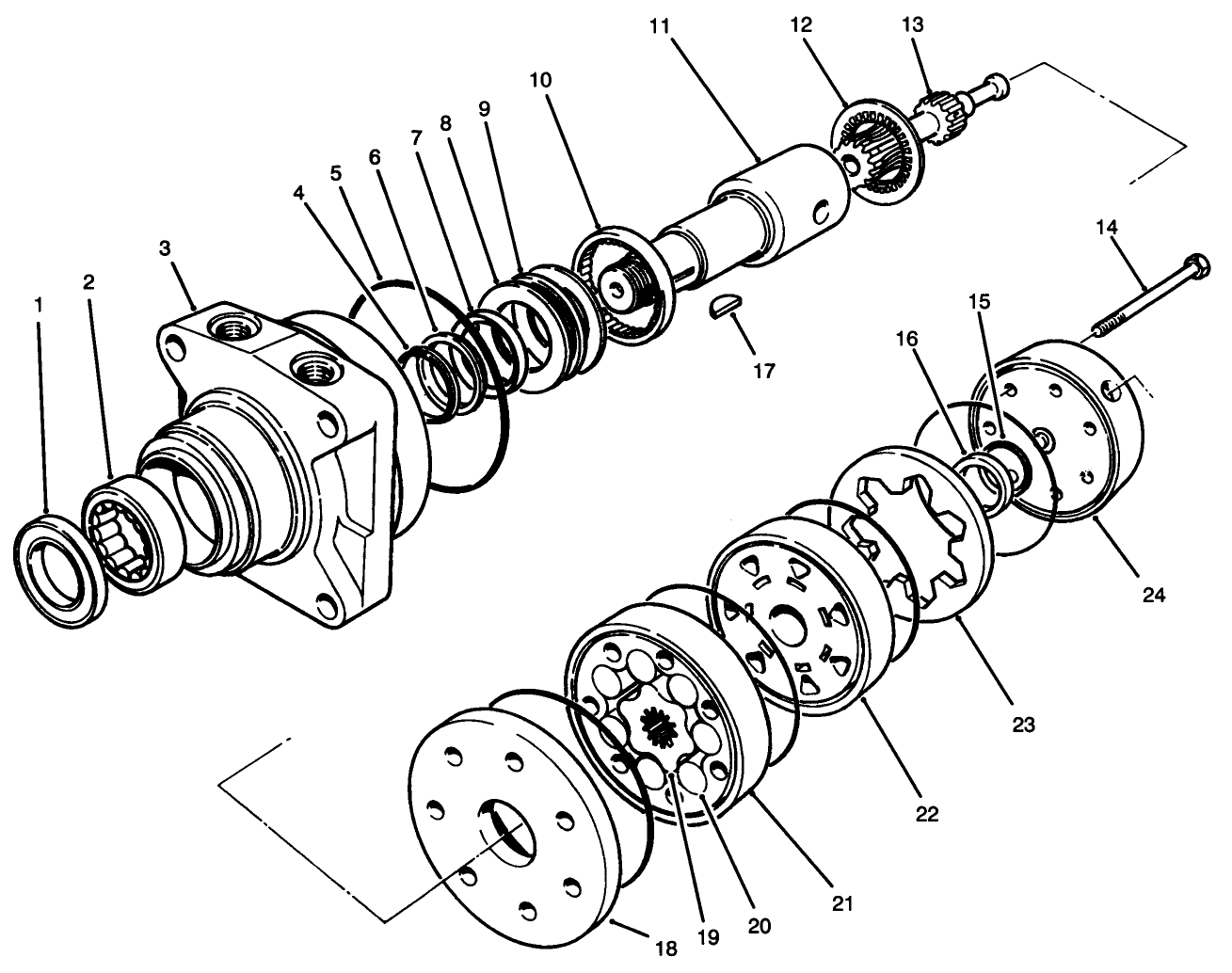 Hydraulic Drive Motor Assembly No. 92-9199