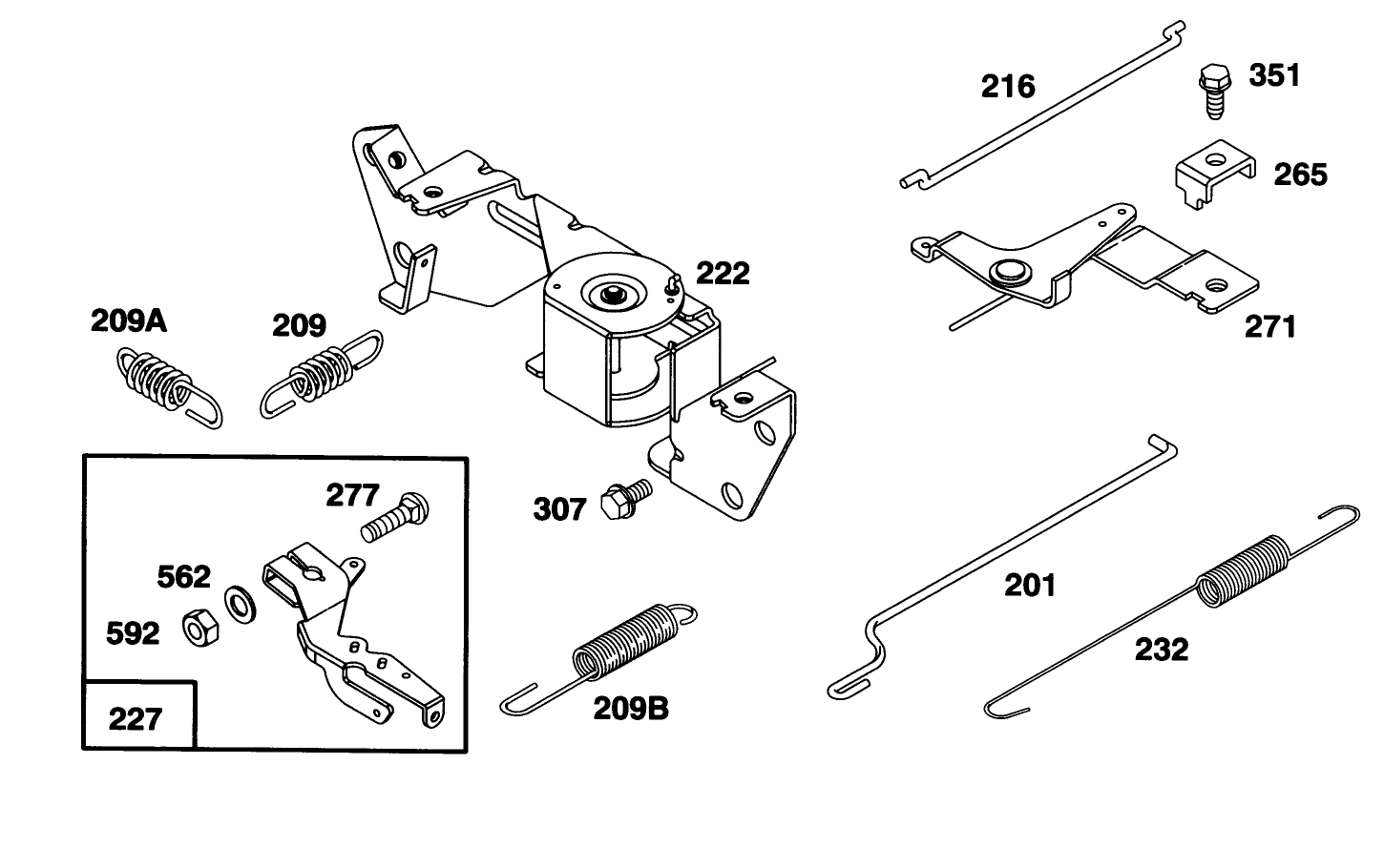 Engine Briggs & Stratton Model 303447-0479-01