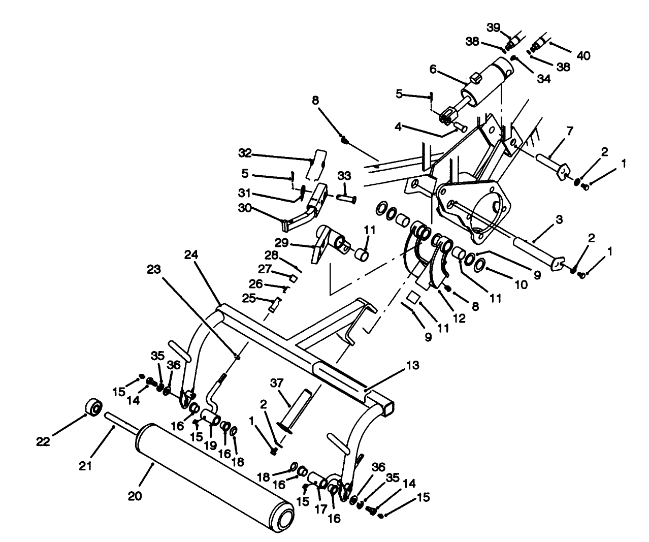 Pull Frame Assembly L.h.