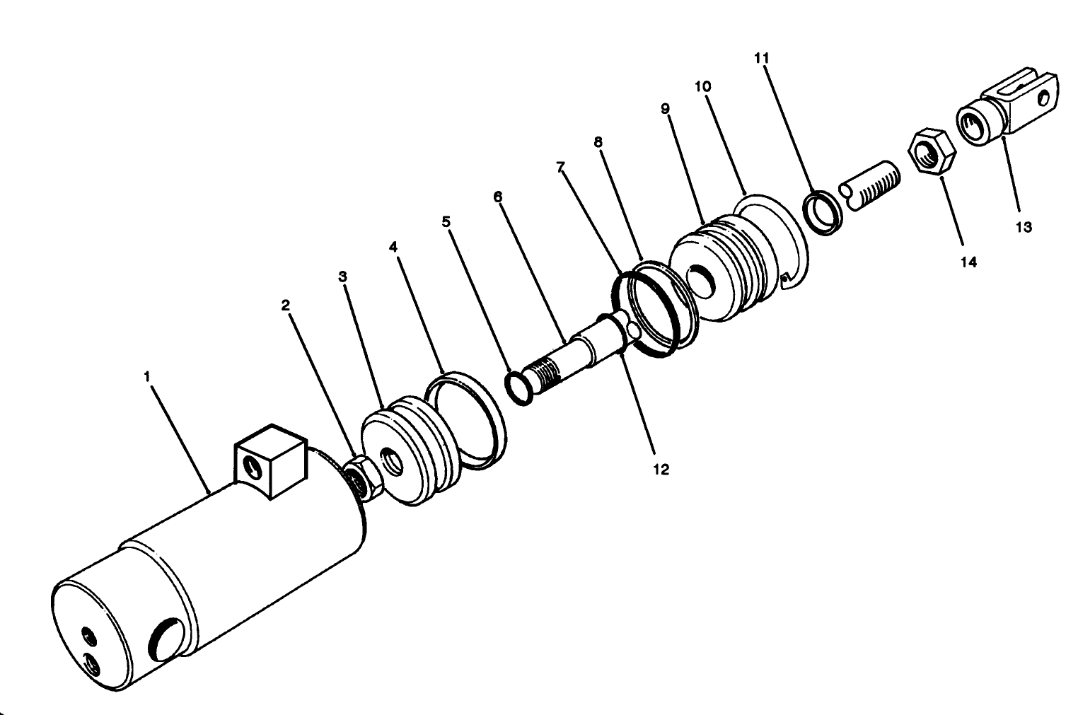Hydraulic Cylinder Assembly No. 83-2580