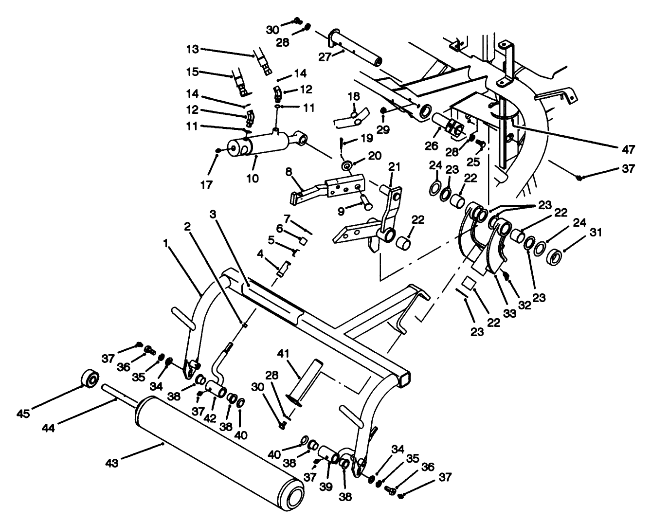 Pull Frame Assembly Rear
