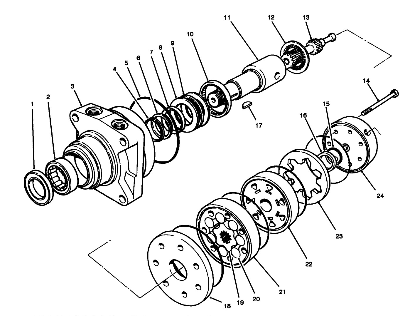 Hydraulic Drive Motor Assembly No. 92-9199