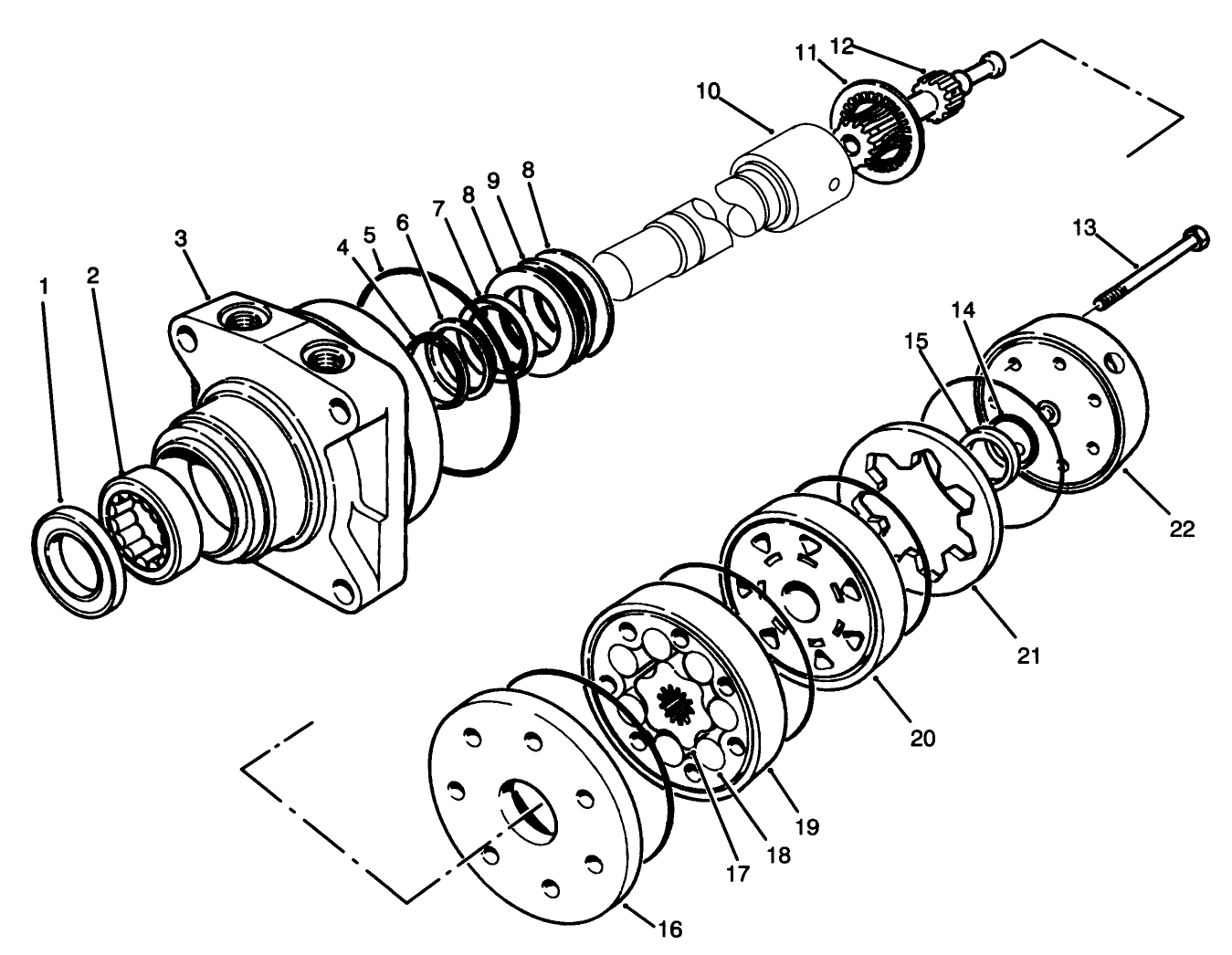 Hydraulic Drive Motor Assembly No. 92-9169