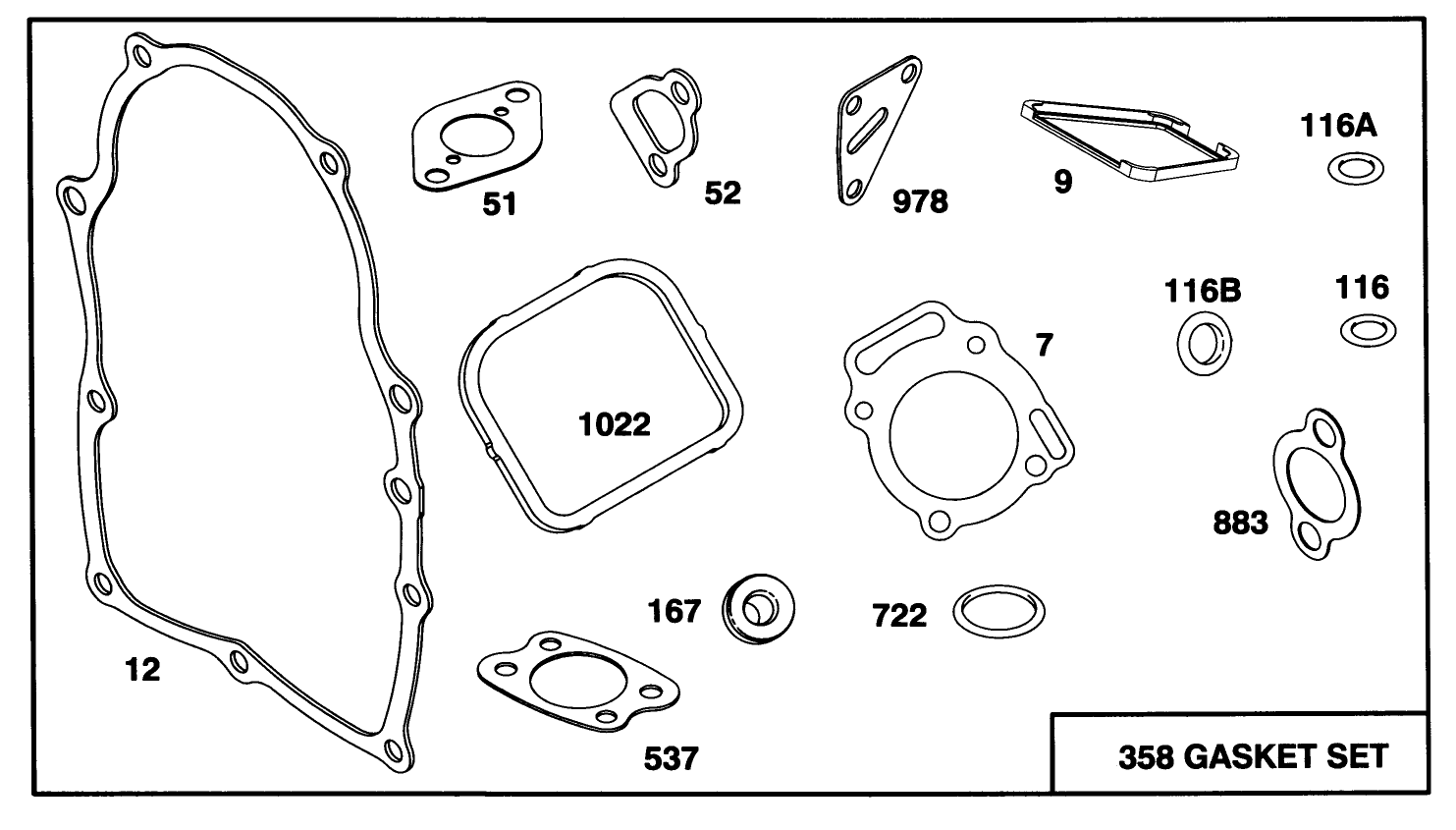 Engine Briggs & Stratton Model 303447-0411-01