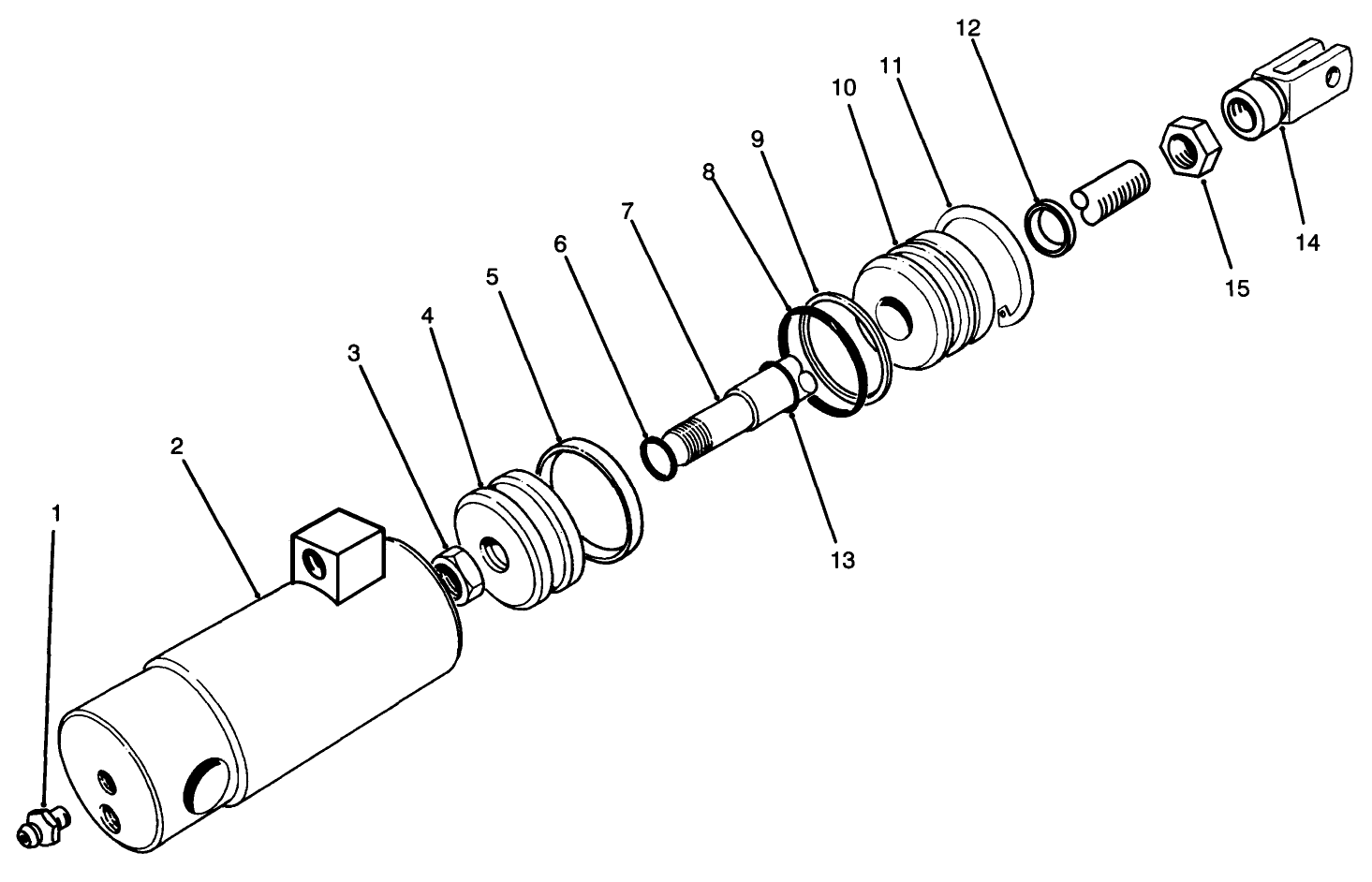 Front Hydraulic Cylinder No. 84-8290