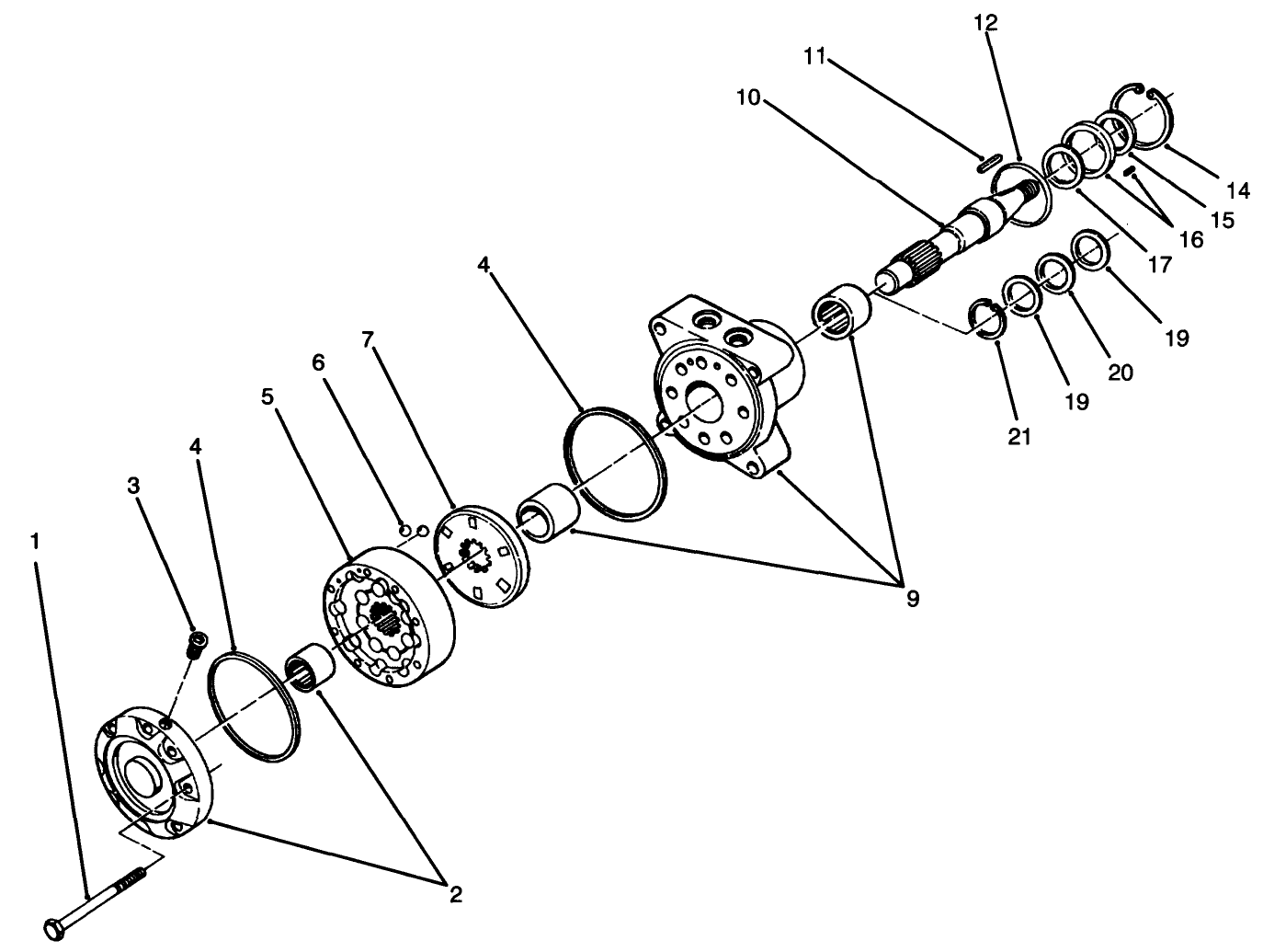 Hydraulic Drive Motor No. 66-5292
