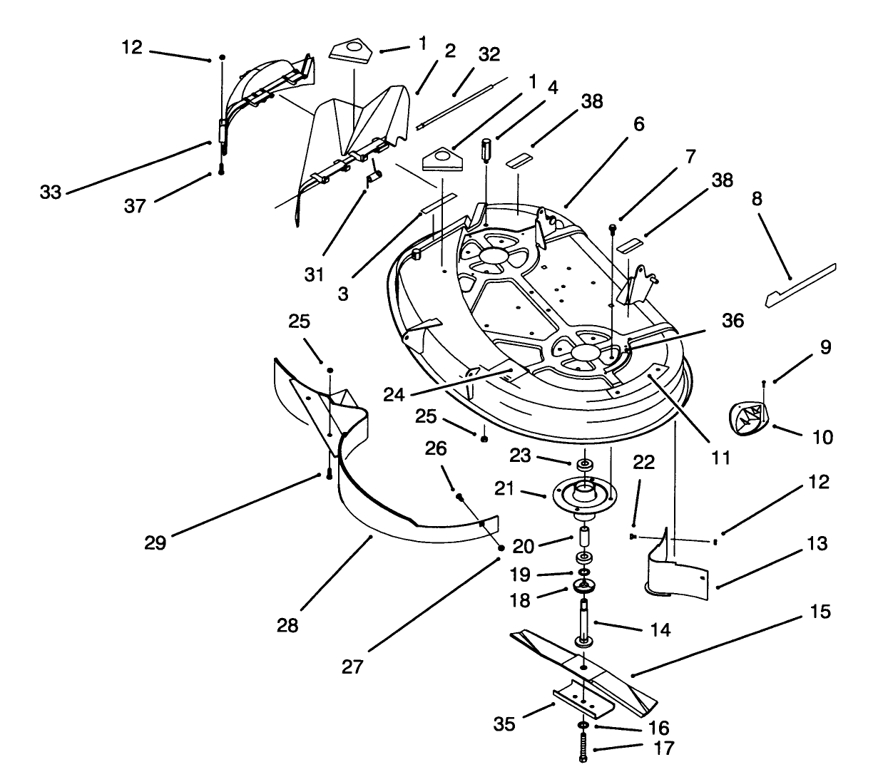 Housing & Spindle Assembly (38