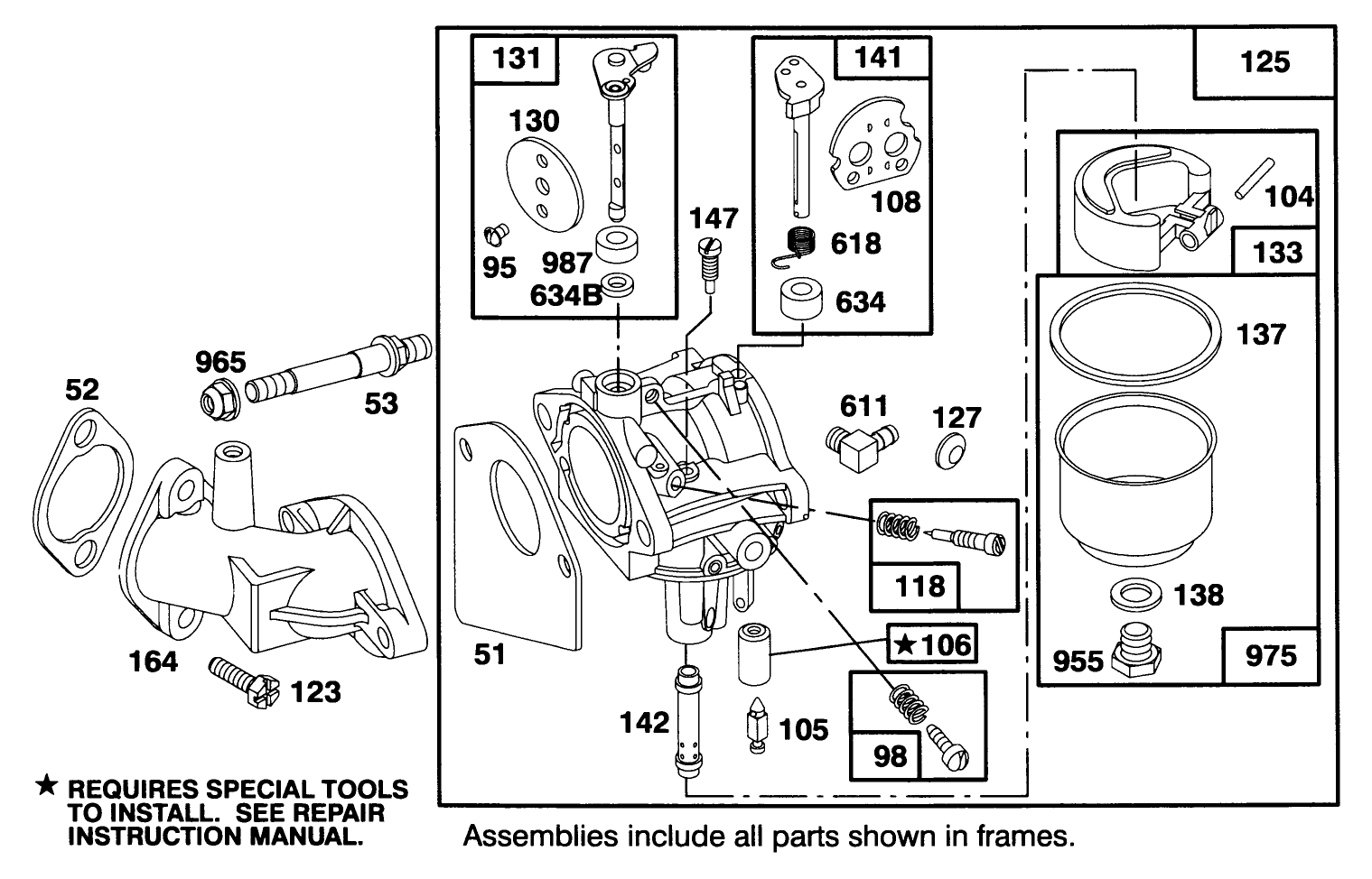 Engine Briggs & Stratton Model 286707-0453-01