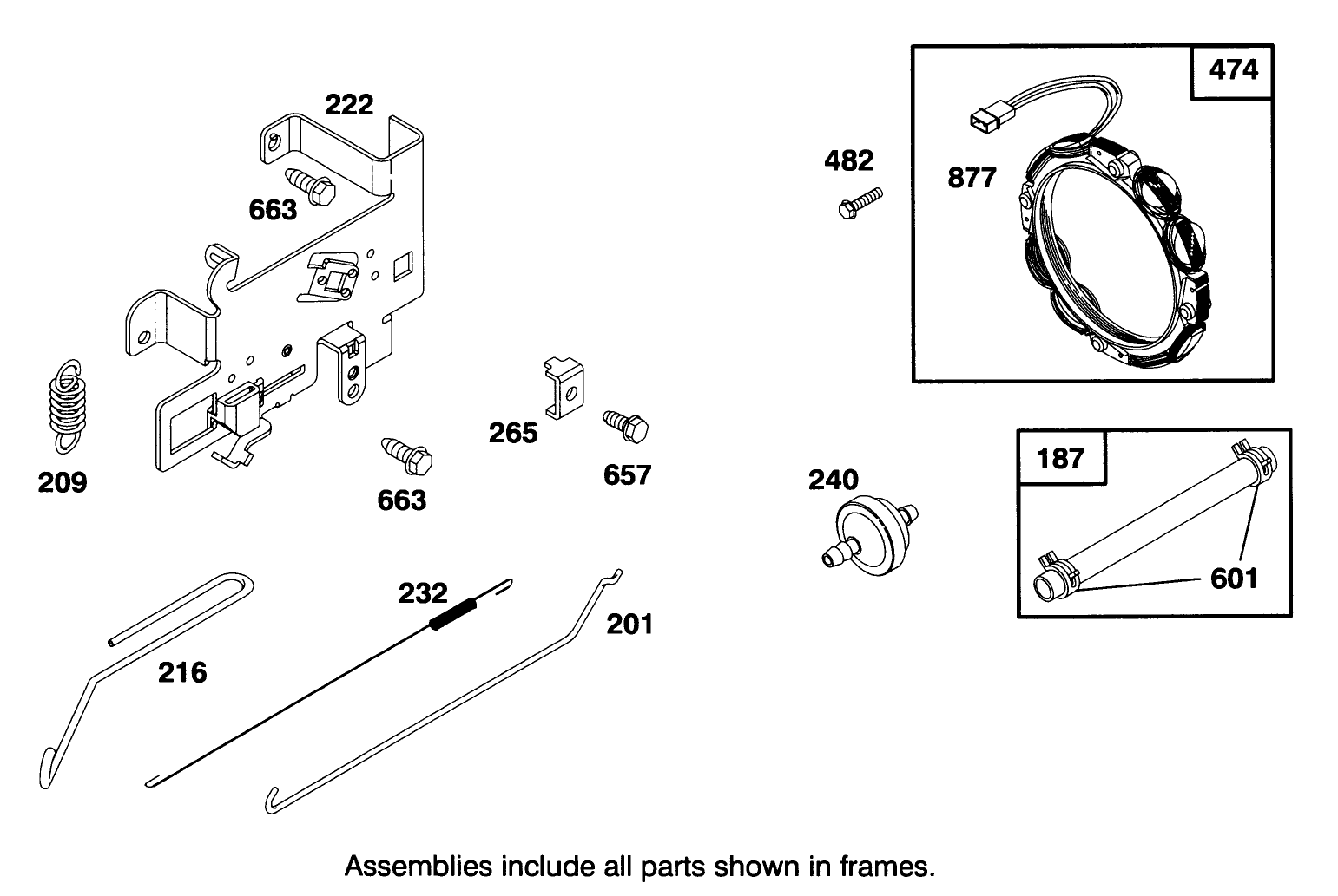 Engine Briggs & Stratton Model 286707-0453-01