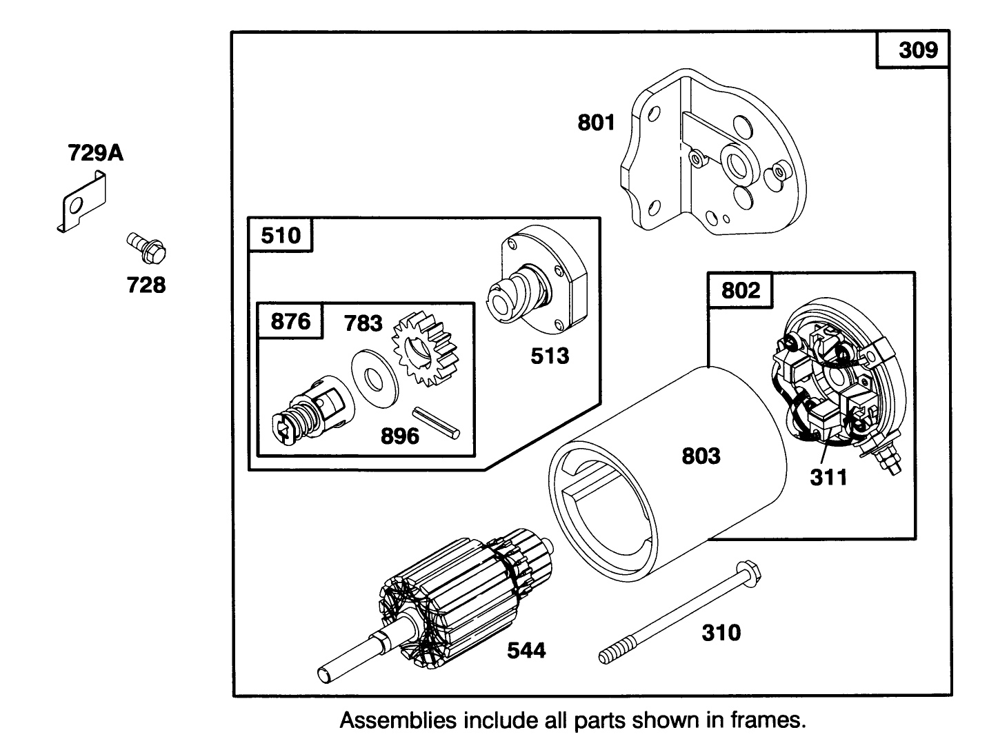 Engine Briggs & Stratton Model 286707-0453-01
