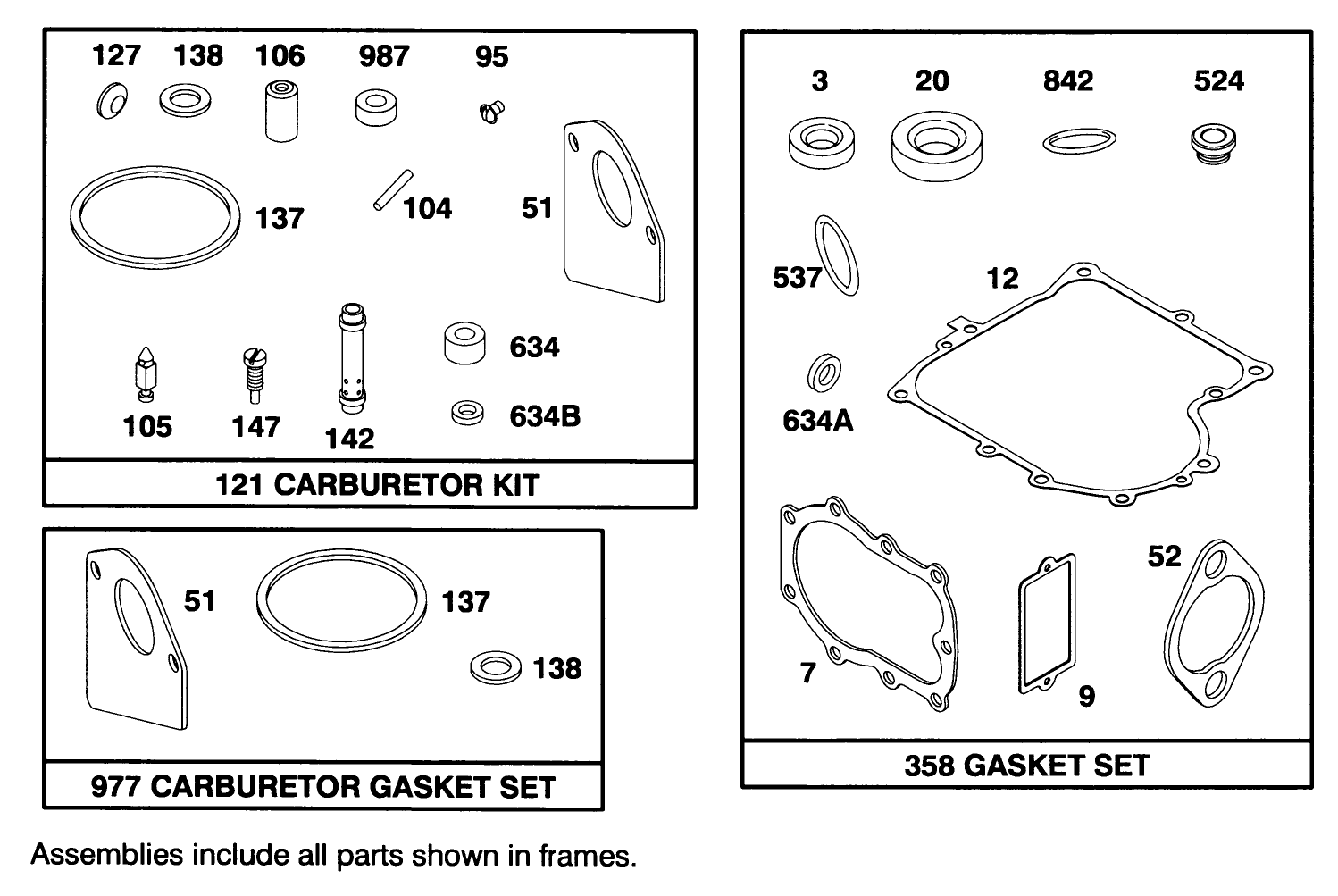 Engine Briggs & Stratton Model 286707-0453-01