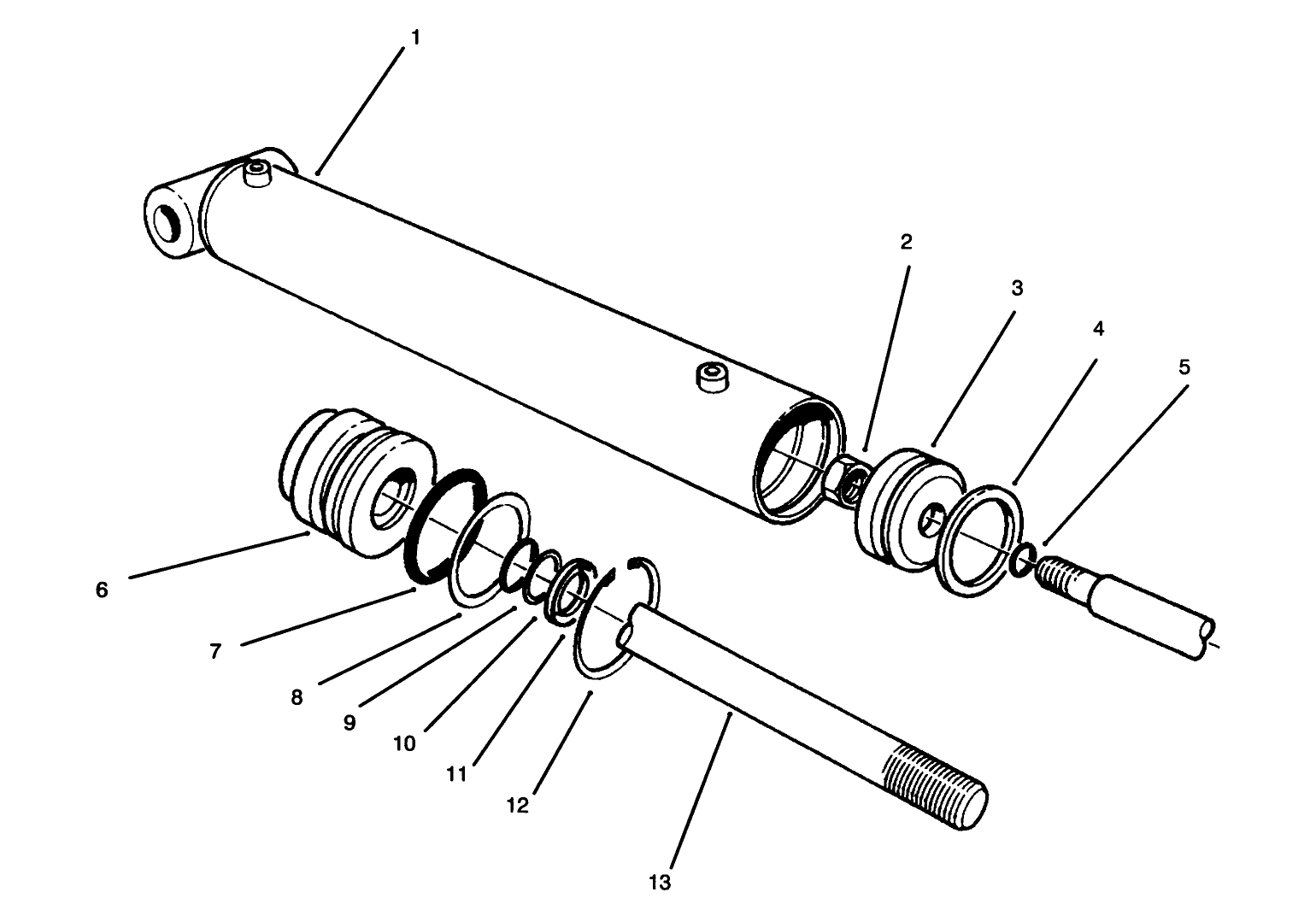 Hydraulic Llft Cylinder No. 54-0150