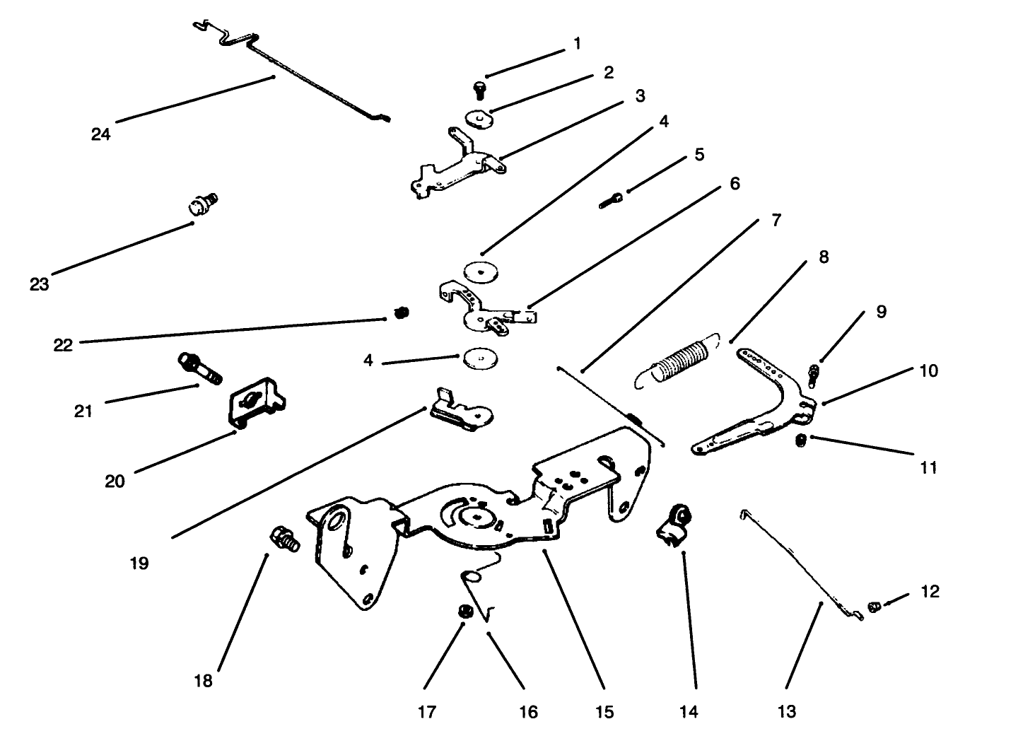 Throttle Linkage And Governor Controls