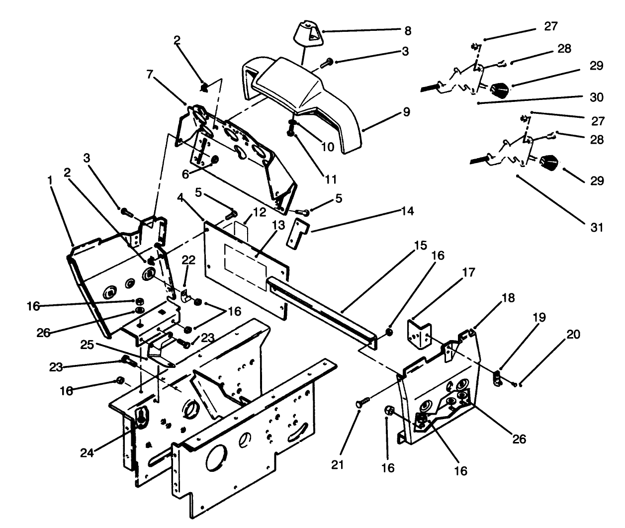 Dash And Side Panels Assembly