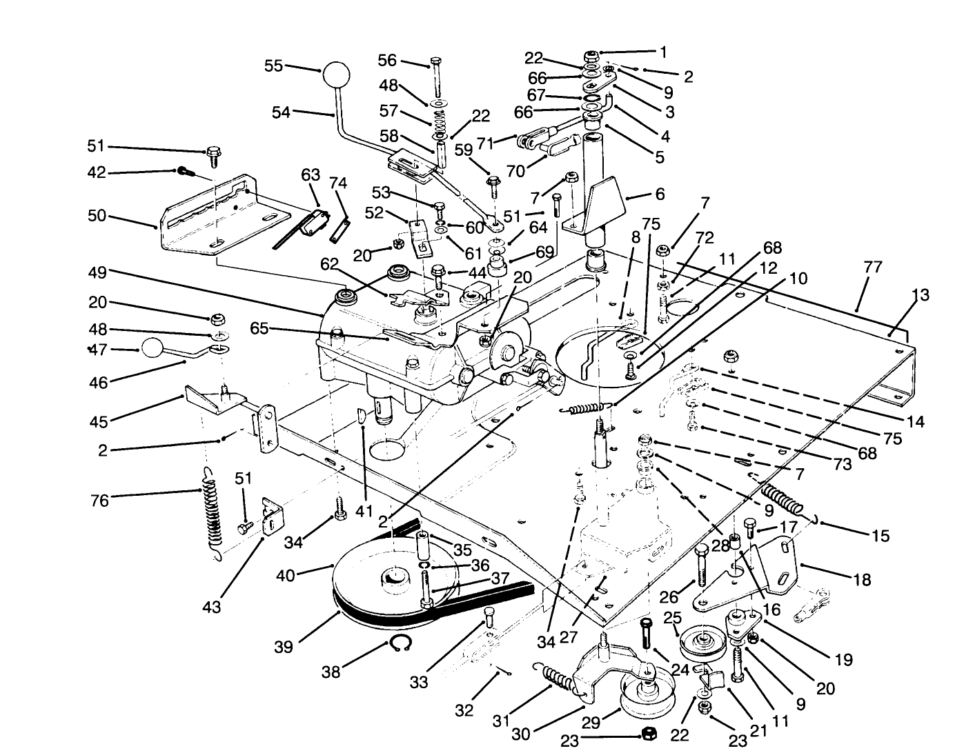 Transmission & Linkage Assembly
