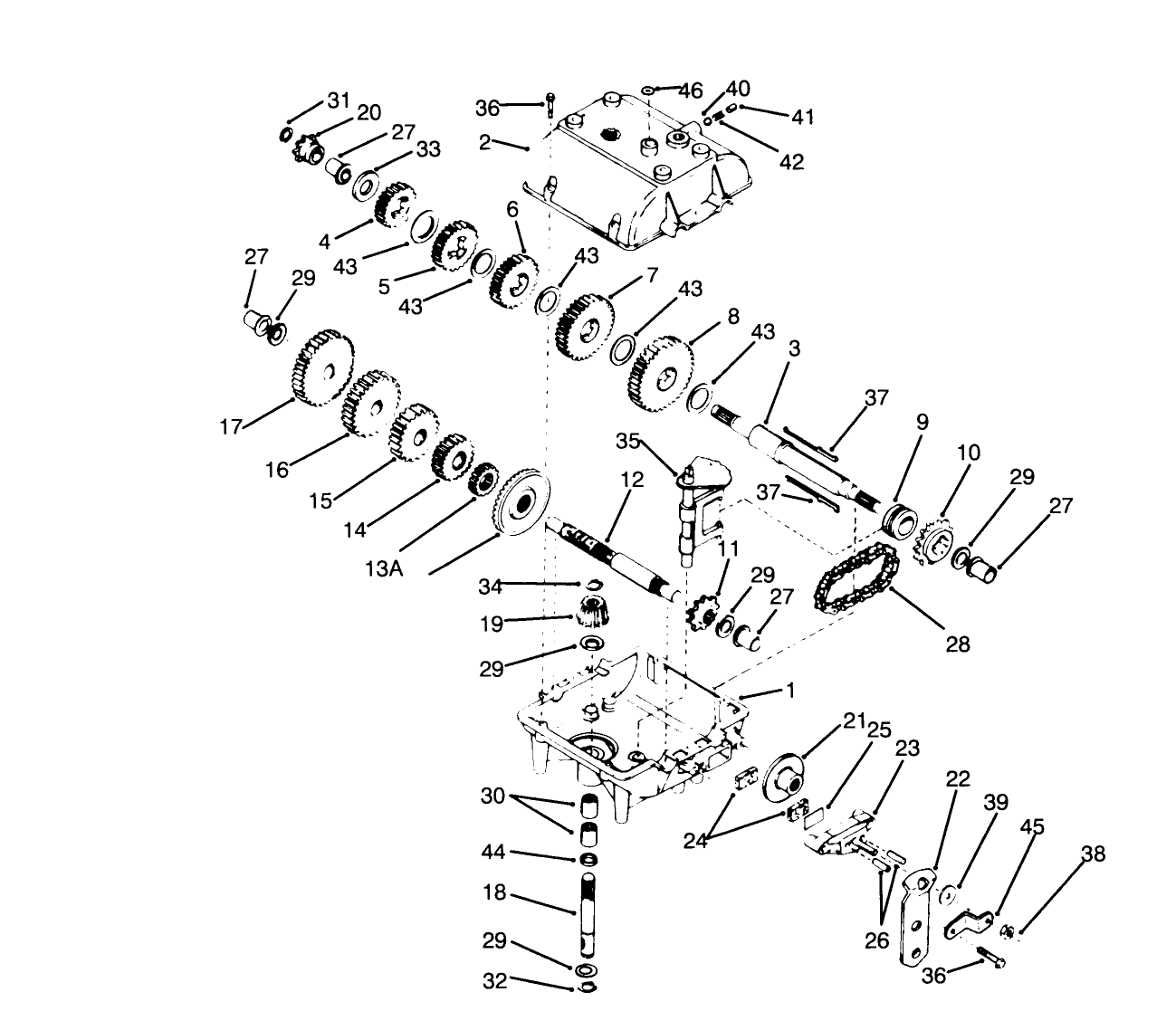 Transmission Peerless Model 700-025