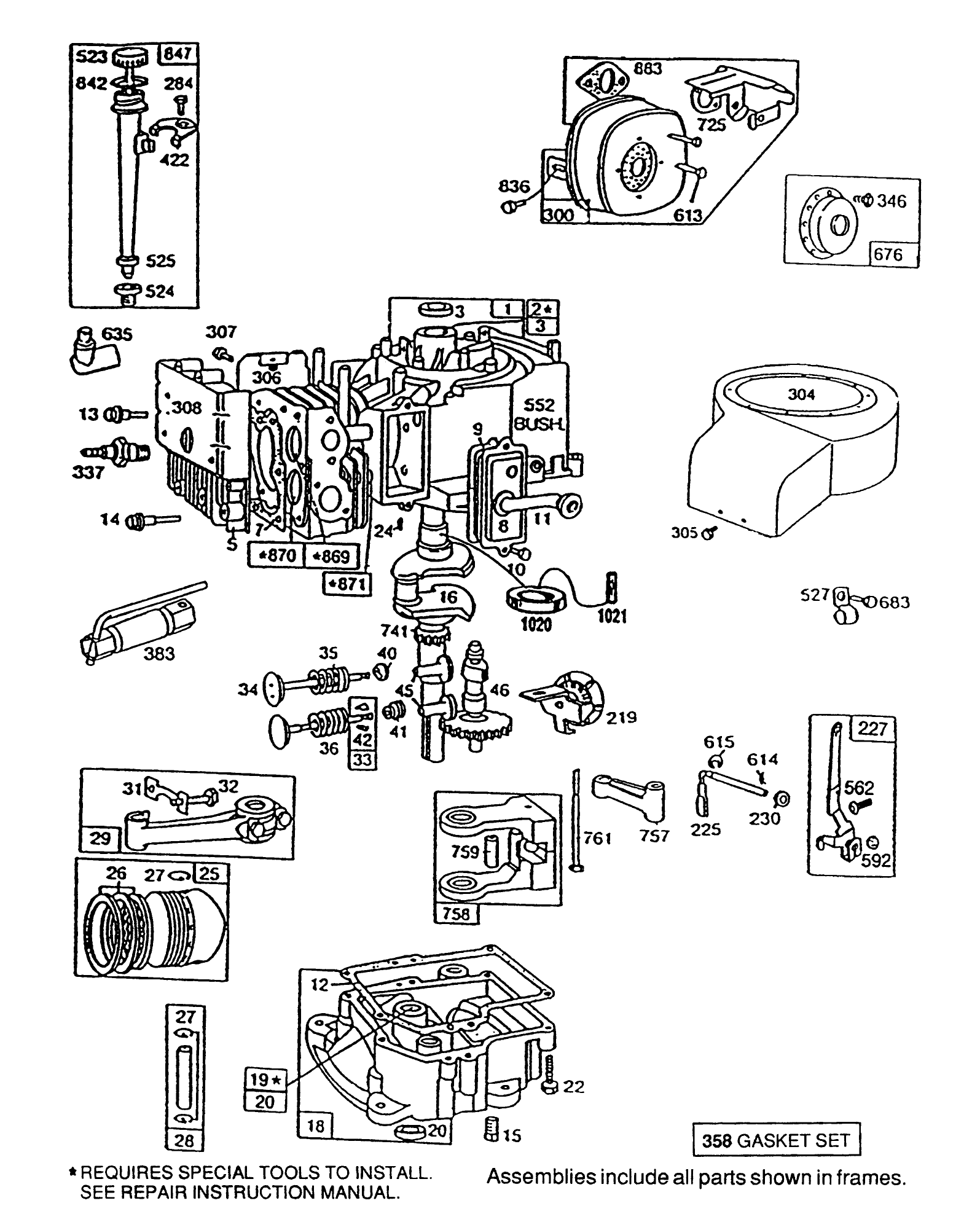 Briggs & Stratton Model No. 195707-0121-01