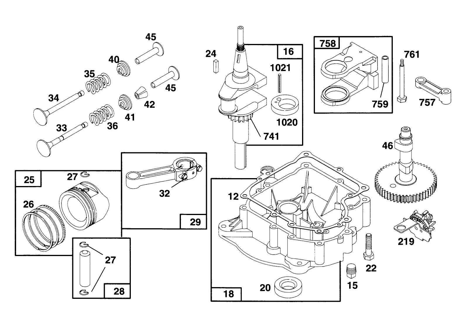 Engine Briggs & Stratton Model 28b707-0126-01
