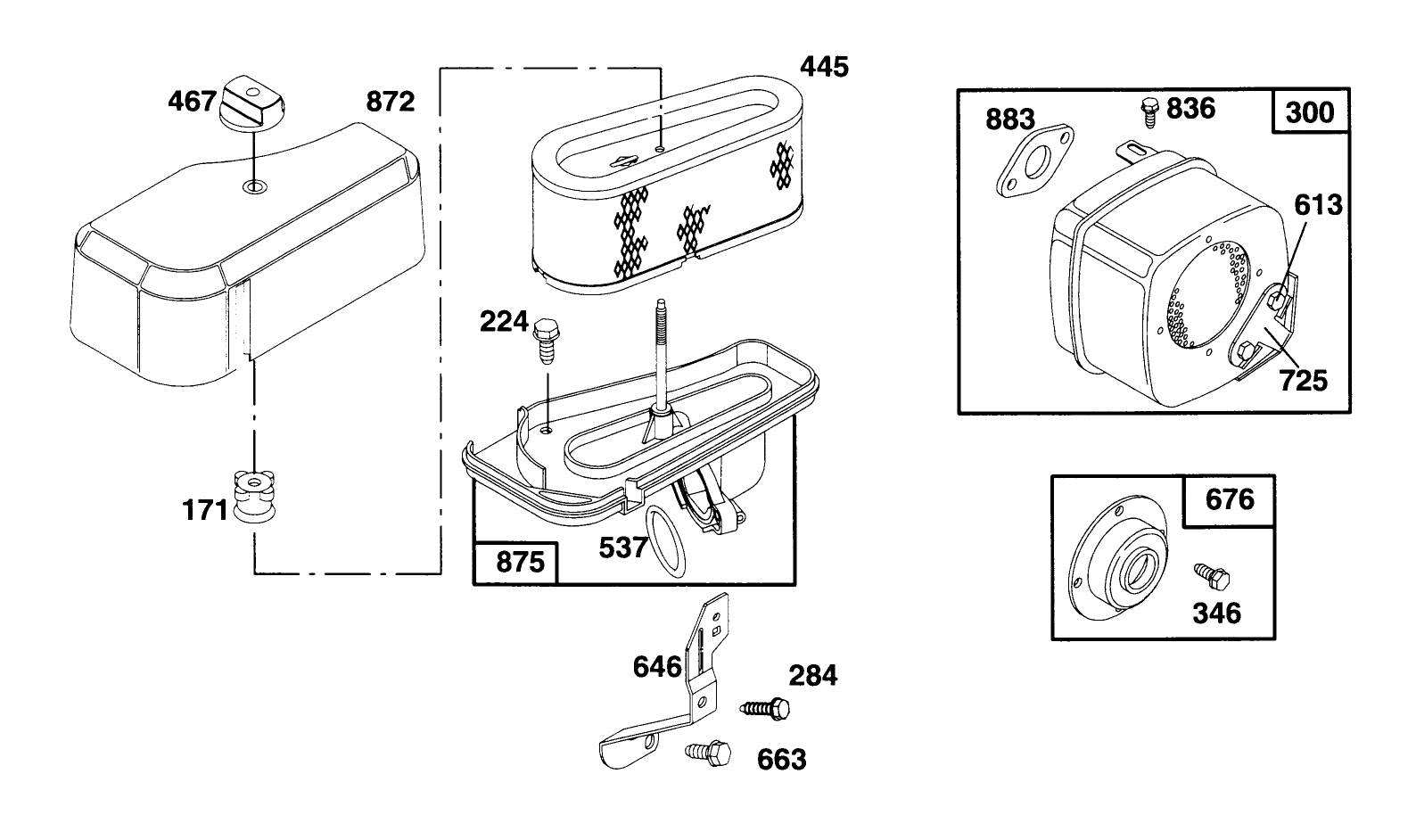 Engine Briggs & Stratton Model 28b707-0126-01