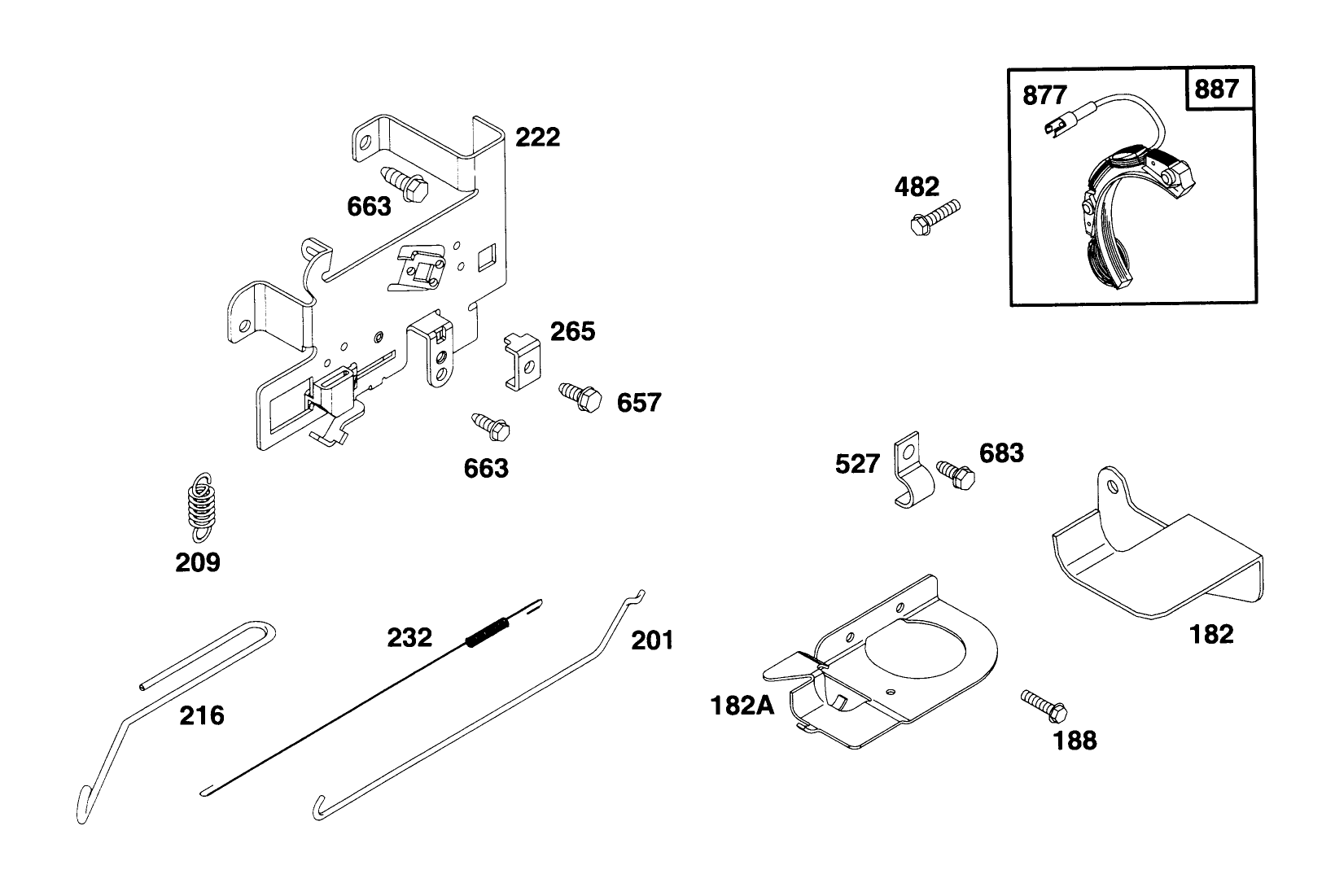 Engine Briggs & Stratton Model 28b707-0126-01