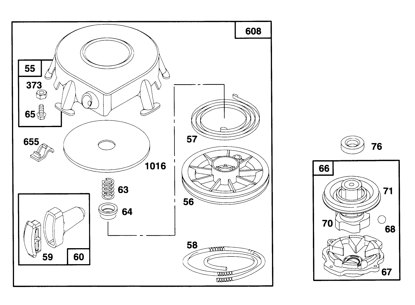 Engine Briggs & Stratton Model 28b707-0126-01