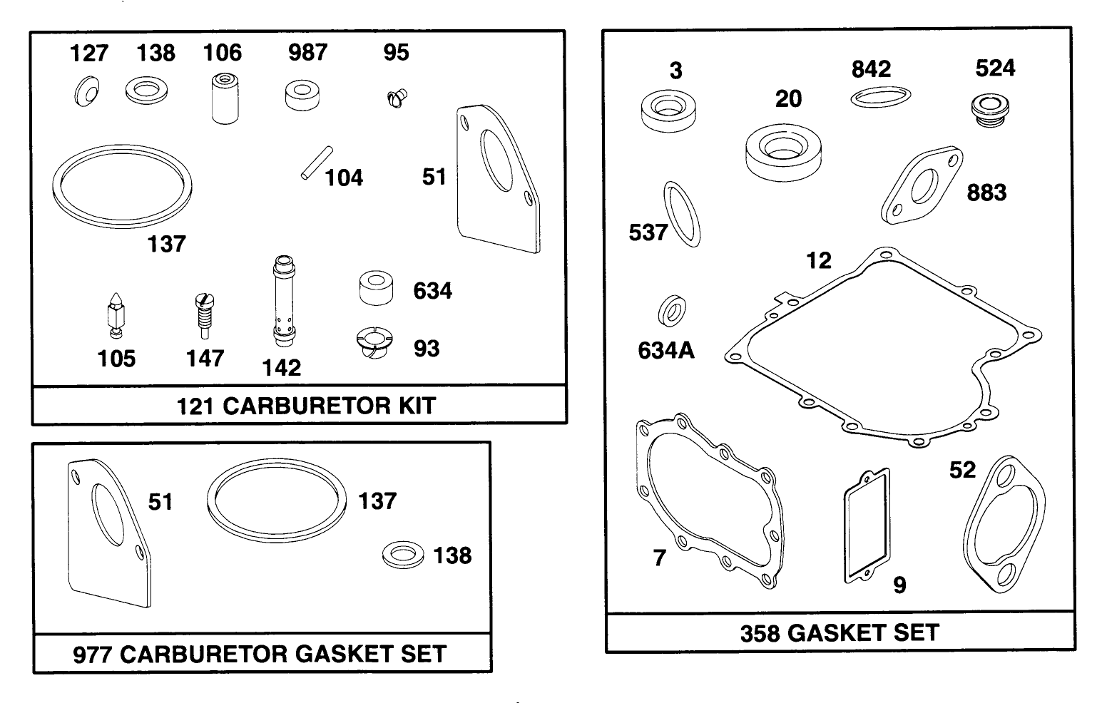 Engine Briggs & Stratton Model 28b707-0126-01