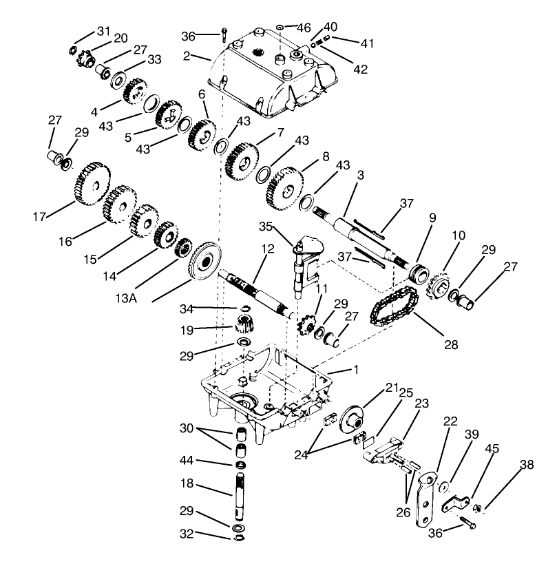 Transmission Peerless Model 700-025