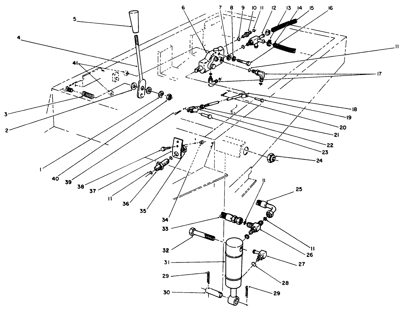 Hydraulic Lift System Assembly