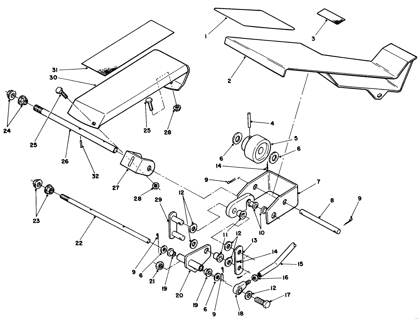 Traction Pedal Assembly
