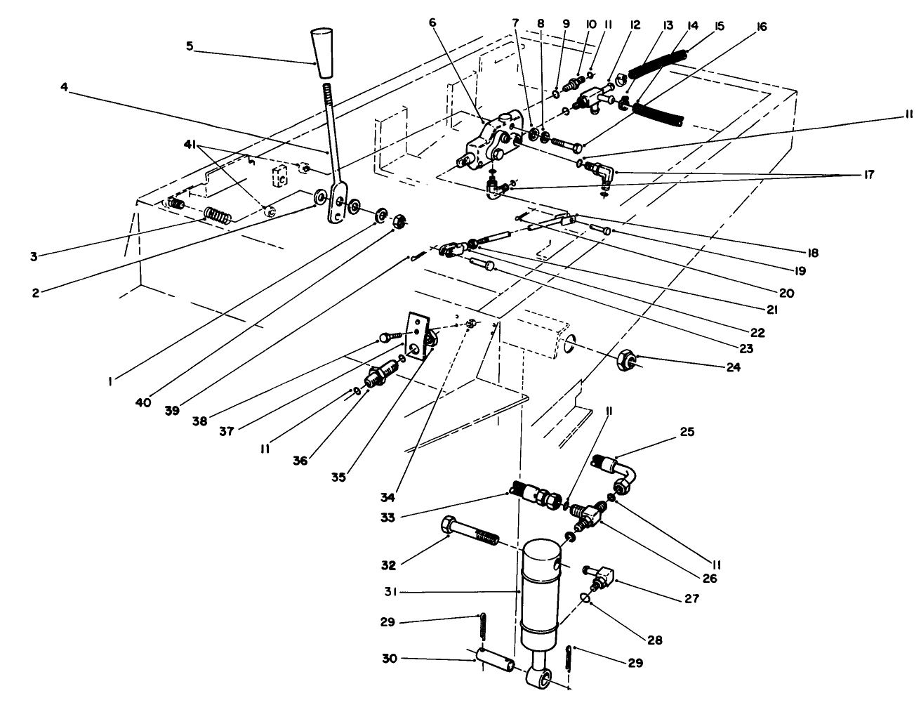 Hydraulic Lift System Assembly