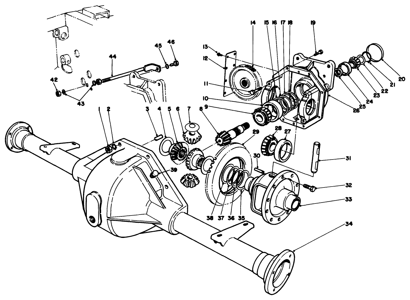 Front Axle Assembly No. 86-9600